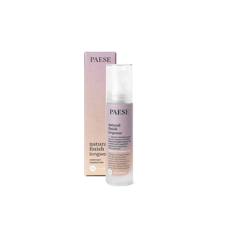 Nanorevit Natural Finish Longwear Everyday Foundation is long lasting d