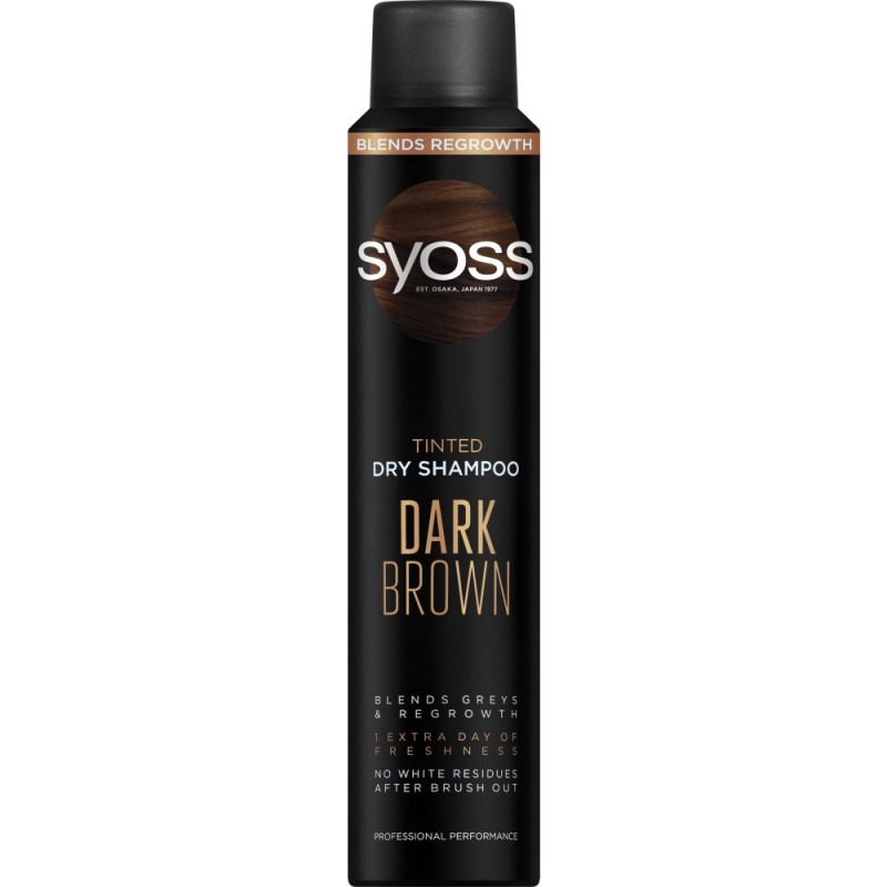 Tinted Dry Shampoo Dark Brown dry shampoo for dark hair B